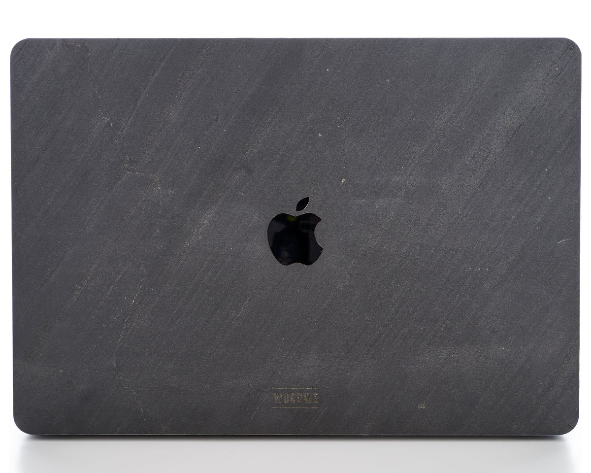 MACBOOK PROTECTIVE CASE - Made of Real Stone - Silver Grey