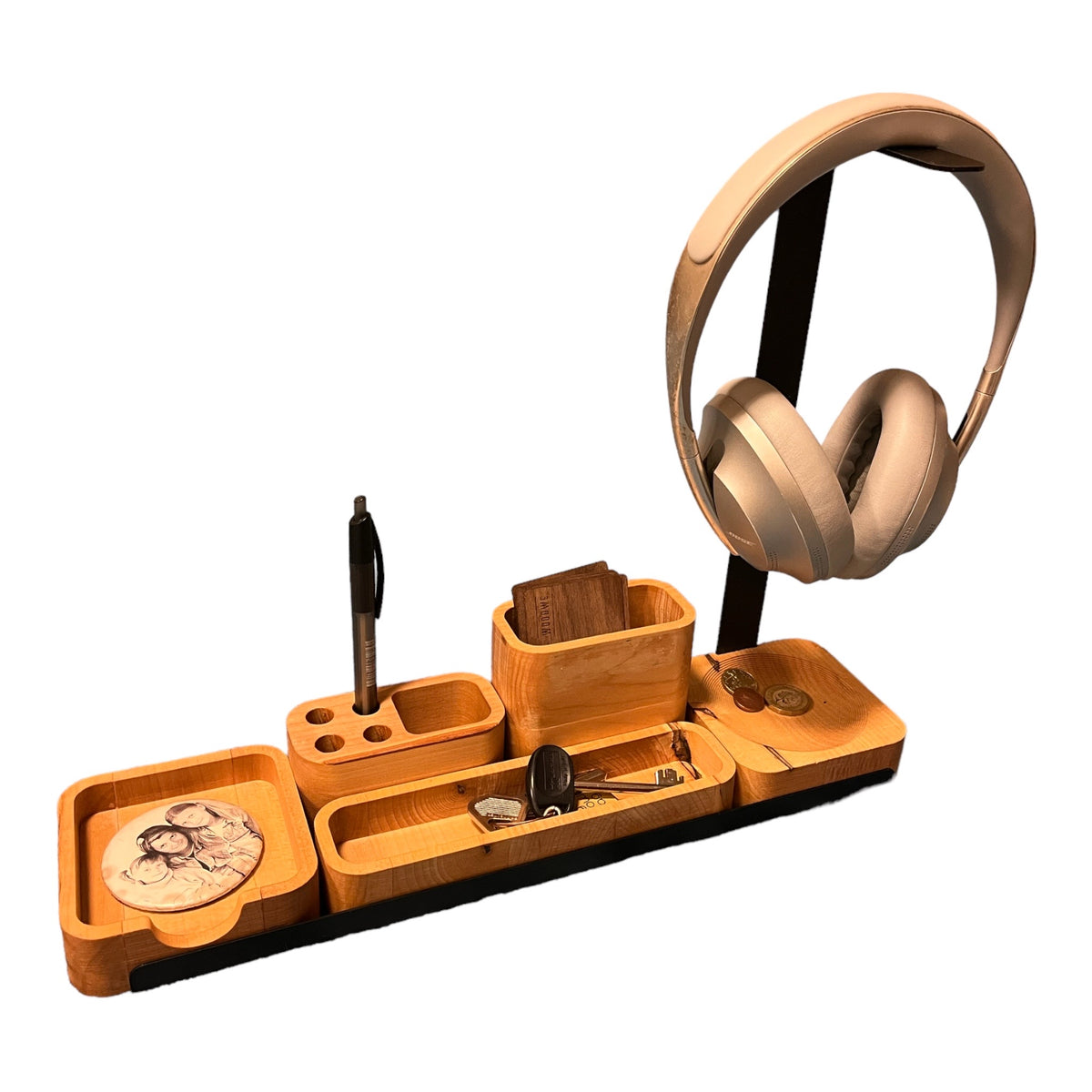 Table Organiser - Wood &amp; Metal