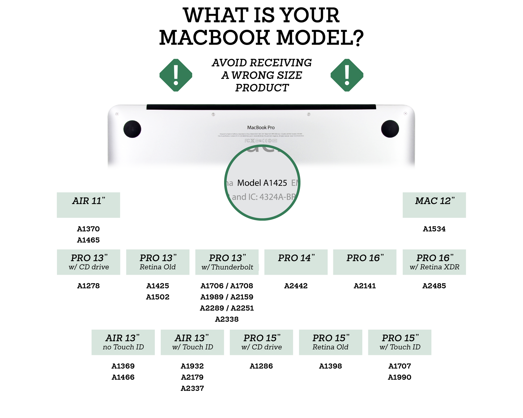 Macbook Skin - Made of Real Stone - Dark Black