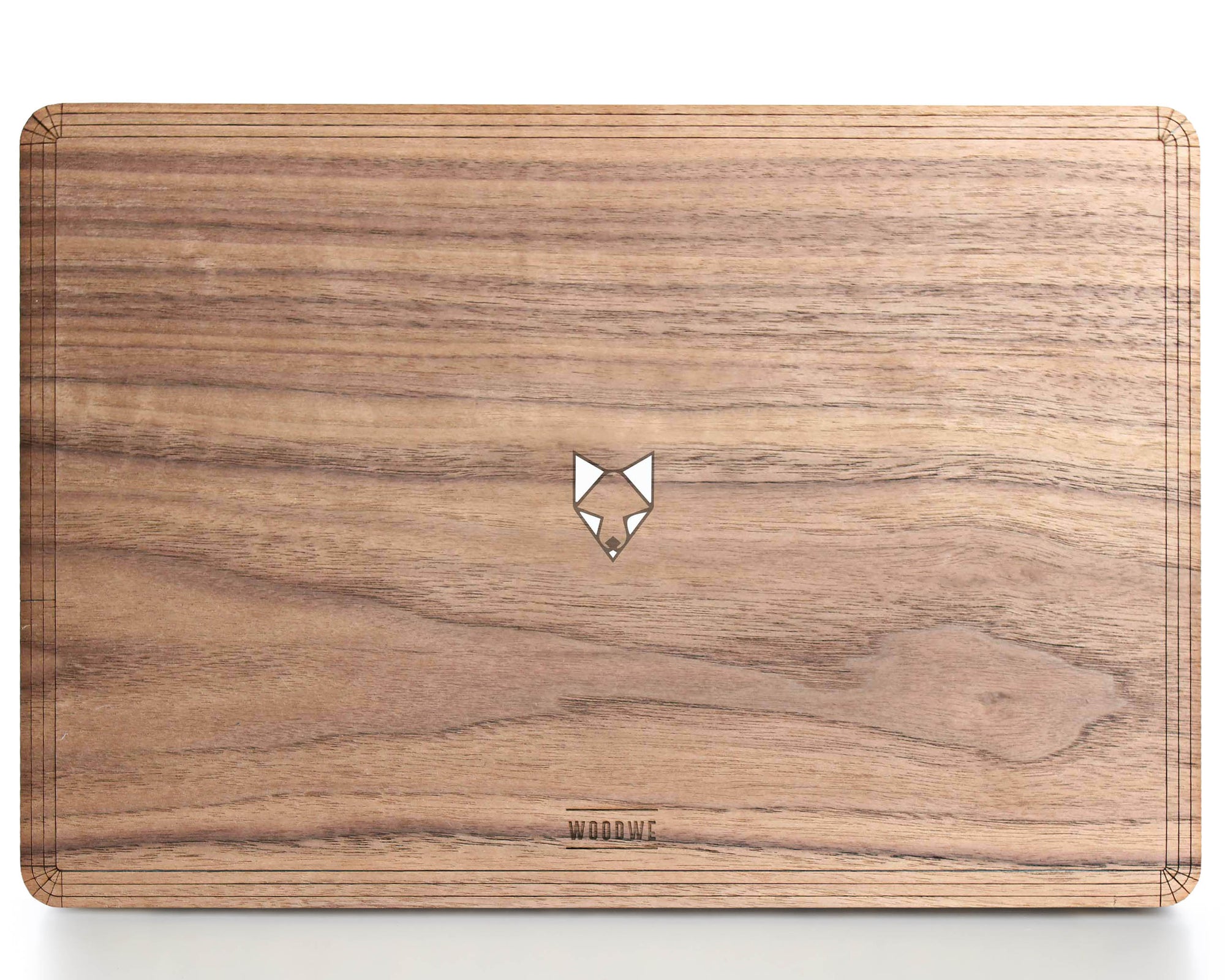 Fox in the Woods - Minimal - Macbook Wood Skin