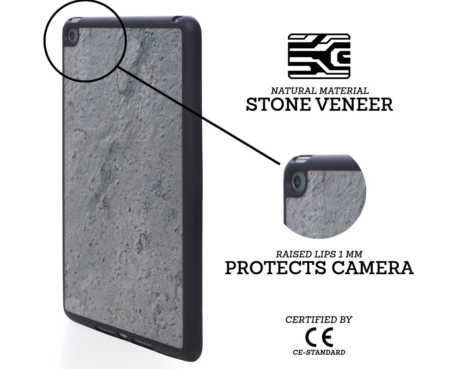 ipad case cover stone protection protective silver grey mini air pro