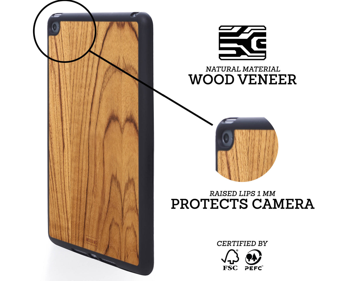 ipad case cover wood protection protective teak mini air pro