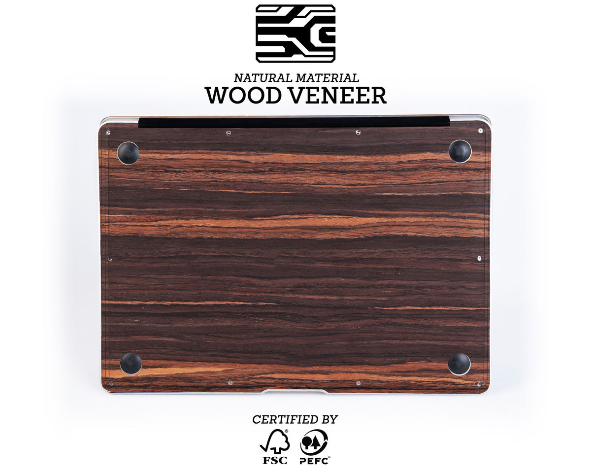 MacBook Skin - Made of Real Wood - Ebony