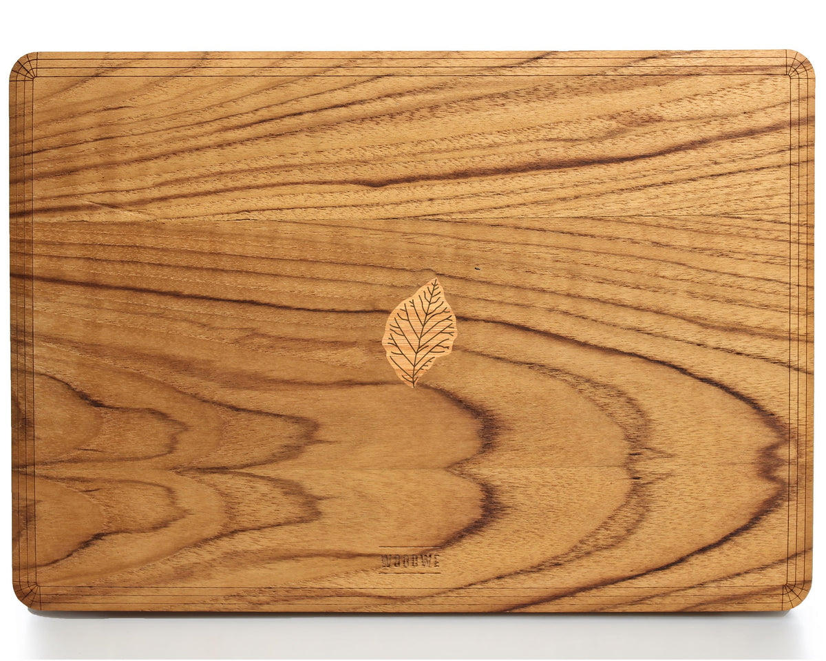 Teak Leaf – Story of Drought - Macbook Wood Skin