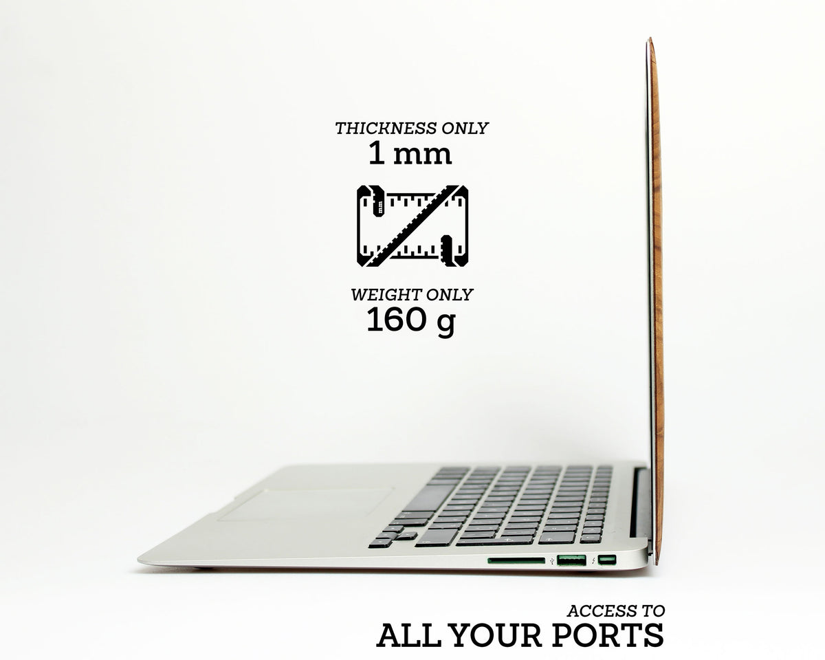 MacBook Skin - Made of Real Wood - Teak